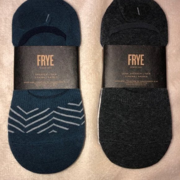 Frye Sneaker Liner Socks Set of 6